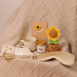 Women's Birthday Self-Care Gift Basket, Sunflower-Themed Sunshine Gift Sunshine Care Gift Set,Christmas Birthday Gift, Dedicated to Women, Mothers, Best Friends, Wives