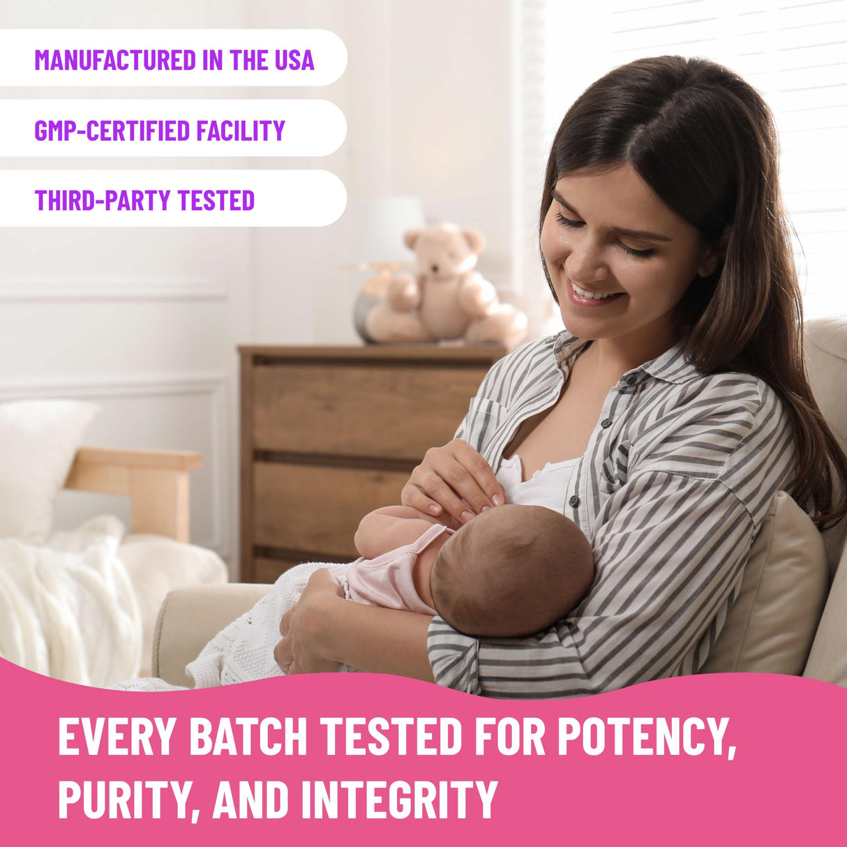 Mama's Select Organic Goat’s Rue Capsules for Breast Milk Production – Non-GMO, Vegan, Gluten- Free Lactation Support Supplement – Safe & Effective for Nursing Moms – Third-Party Tested