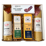 Charcuterie Food Items, Meat and Cheese Gift Basket Bundle – Salami, Summer Sausage - Charcuterie Board Food Gifts for Men - Father's Day, Mother's Day, Easter, House Warming, Care Package, Thanksgiving and Christmas Gifts