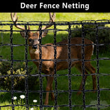POYEE Deer Fence Netting 5x100ft Plastic Mesh Netting for Garden Protection