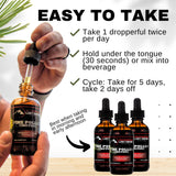 Lost Empire Herbs Pine Pollen Tincture Pine Pollen Liquid Extract for Testosterone - Alcohol Tincture is Superior for Better Absorption, 3rd Party Lab Tested (2 Ounce)