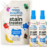 Miss Mouth's Messy Eater Stain Treater Spray - 4oz 3 Pack Stain Remover - Newborn & Baby Essentials - No Dry Cleaning Food, Grease, Coffee Off Laundry, Underwear, Fabric