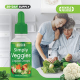 Simply Nature's Pledge - Fruit and Vegetable Supplements - Liquid Drops - Made with Whole Food Superfoods, Packed Vitamins & Minerals - Soy Free - Made in The USA