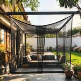 10'x10'x8.2' Outdoor Camping&Patio Mosquito Netting,Large Mosquito Netting with Hanging Ropes for Patio Camping Home Outdoor Travel (White)