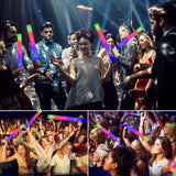 Taotuo Glow Sticks Bulk, 20 Pack LED Light Up Foam Sticks 3 Modes Color Flashing,Glow Party Supplies for Wedding Birthday, Raves, Concert, Camping, New Year, Carnival, Halloween Christmas