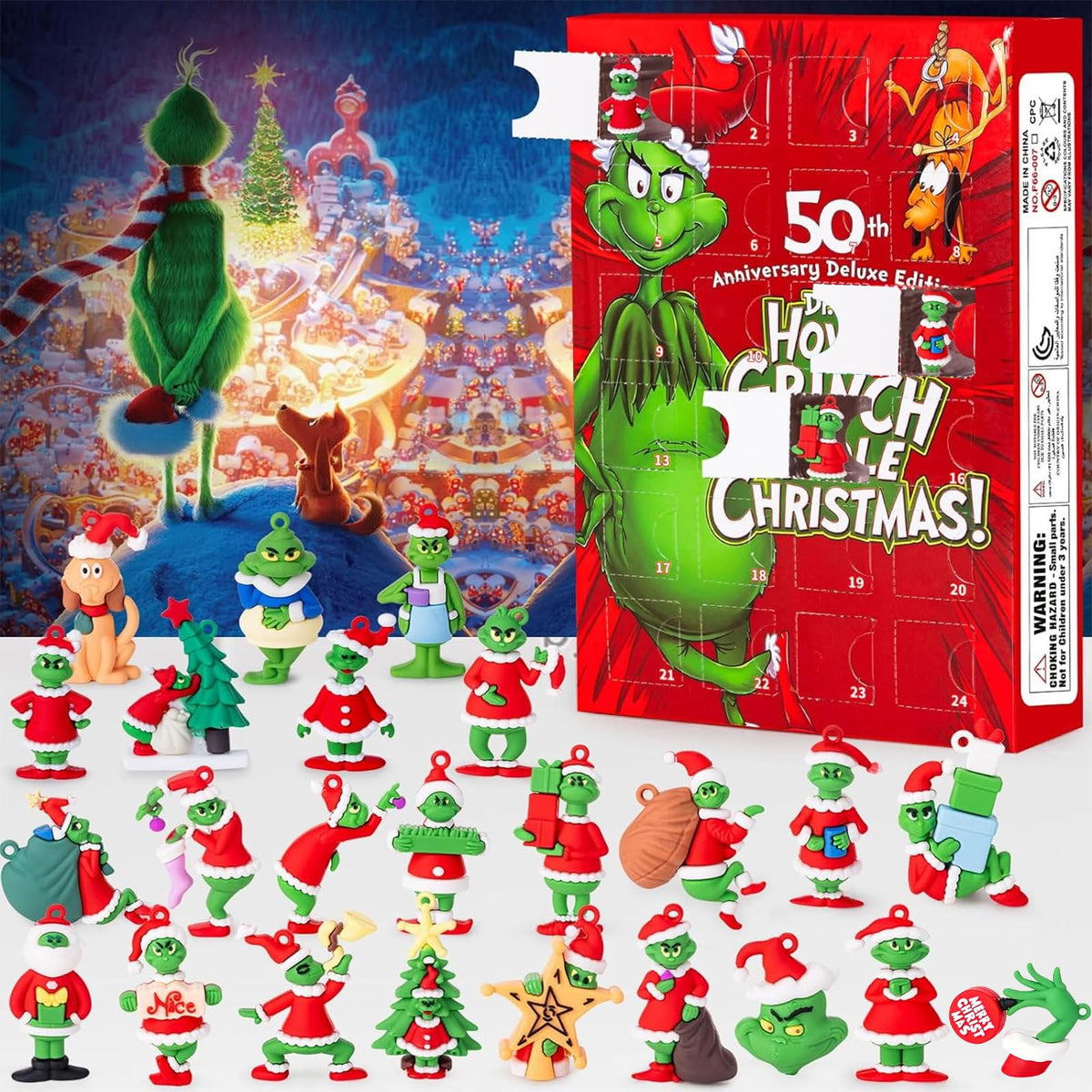 Christmas Advent Calendar 2026,Christmas Countdown Calendar,with 24 Collectible Advent Calendar for Kids Toddler Adult Teens Boy Girls,Xmas Vacation Gifts Idea
