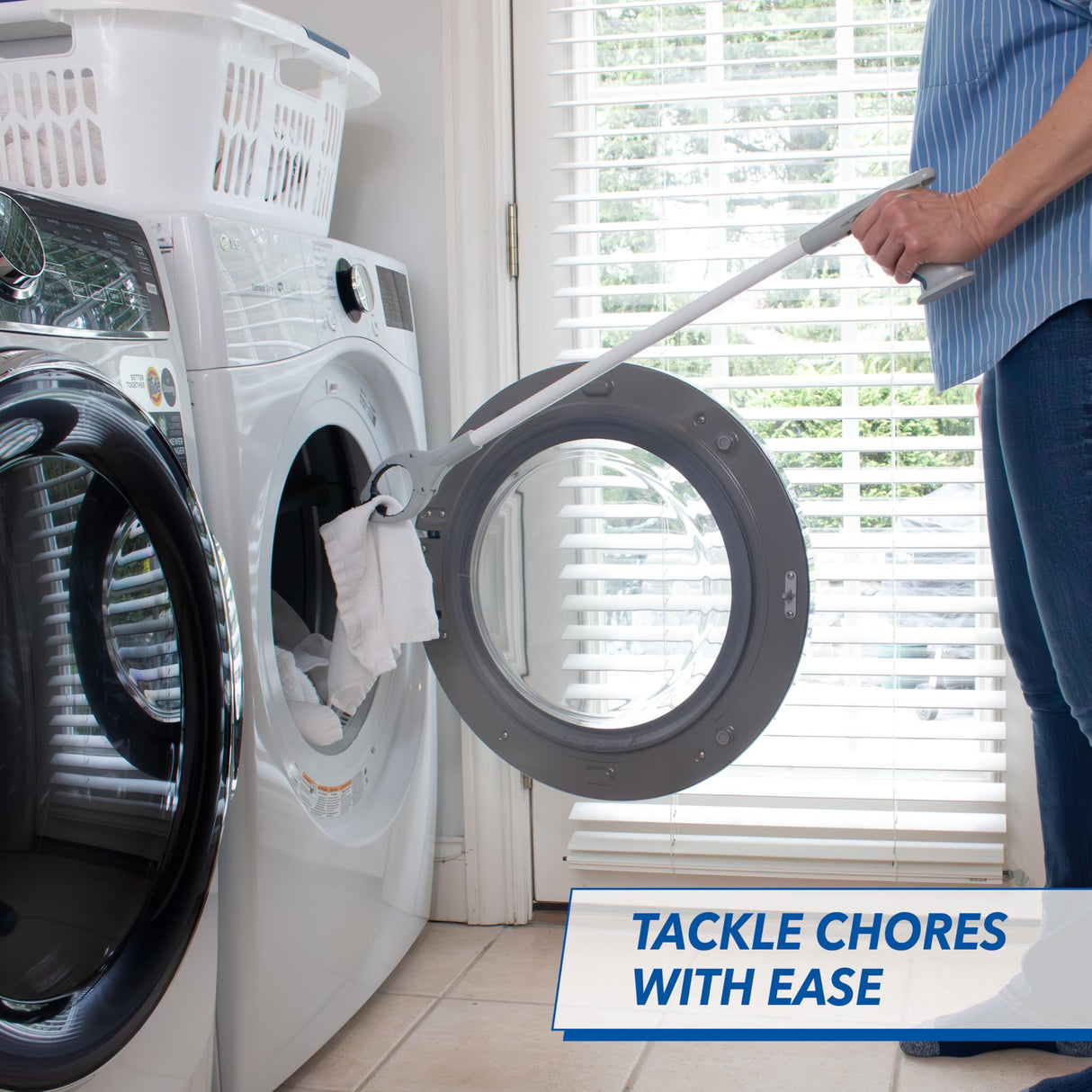 Unger 32” Grabber Plus Reacher – Reacher Grabber Tool & Trash Picker, Built-In Magnet & Ergonomic Grip, Grabber Reacher, Claw Grabber Tool, Reacher’s & Grabbers for Seniors, Trash Picker Upper Tool, White