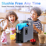 Slushie Machine – No Ice Needed, 88oz Frozen Drink & Soft Serve Ice Cream Machine. Slushy Machine For Home with LED Display, One-Touch Reservation & 6 Pre-set Programs for Frozen Margaritas, Frappés