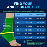 Modvel Foot & Ankle Brace Socks for Sprained Ankle Compression Sleeve - Plantar Fasciitis Relief Brace, Foot Support for pain Women & Men - Tendonitis & Arthritis Feet Sleeve, Stabilizing Ankles Wrap