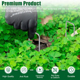 12 Inch Galvanized Landscape Staples Stakes, 25/50/100/200pcs Garden Metal Stakes for Weed Barrier Fabric, Fence Stakes, Tent Stakes, Christmas Decorations (50pcs)