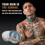 Viking Revolution Tattoo Care Balm for Before, During & Post Tattoo Safe, Natural Tattoo Aftercare Cream Moisturizing Lotion to Promote Skin Moisture, Skin Moisturizer, (2oz,1 Pack)