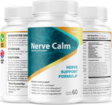 (5 Pack) Nerve Calm Capsules - Official NerveCalm Premium Formula Supplement Pills, Advanced Support Formula for Wellness & Overall Health, All Natural Nerve Calm Reviews, 150 Capsules for 5 Months
