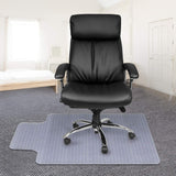 Kuyal Office Chair Mat for Carpets,Transparent Thick and Sturdy Floor Mats for Low and No Pile Carpeted Floors, with Studs (36" X 48" with Lip)