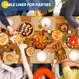 36" x 3600" (300') Brown Kraft Paper Roll, Gift Wrapping Paper for Craft Bulletin Board Art Decorative Paper Roll Christmas Bouquet Flower Table Covering Packing Shipping Moving Supplies 70GSM 50LB