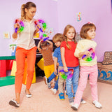 Aywewii LED Tambourines Christmas Glow in The Dark Party Supplies Musical Instruments for Kids & Adults, 3 Modes of Color Flashing, Light Up Toys for Birthday Wedding Concert Carnival