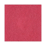 Boardwalk Buffing Floor Pads, 17" Diameter, Red, 5/Carton