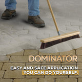 10 Pound Titanium Gray DOMINATOR Polymeric Sand with Revolutionary Ceramic Flex Technology for Stabilizing Paver Joints/Gaps, 1/8” up to 4”, Professional Grade Results