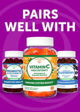 Lunakai USA Made Irish Sea Moss Gummies with Ashwagandha & Elderberry – Delicious Immune & Stress Support Supplement for Men & Women, 60ct