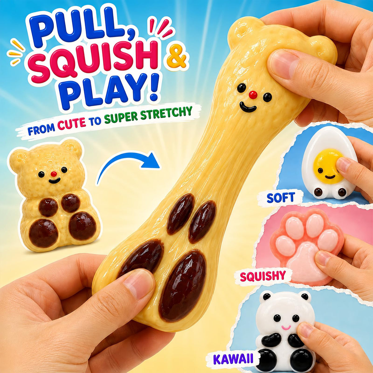 2026 Christmas Kawaii Squishy Advent Calendar for Kids