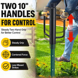 12 lb Steel Fence Post Driver, 17 in T-Post Pounder, 2.7" Inner Diameter