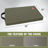 WORKPRO 17" Kneeling Pad with Removable Cover, Green