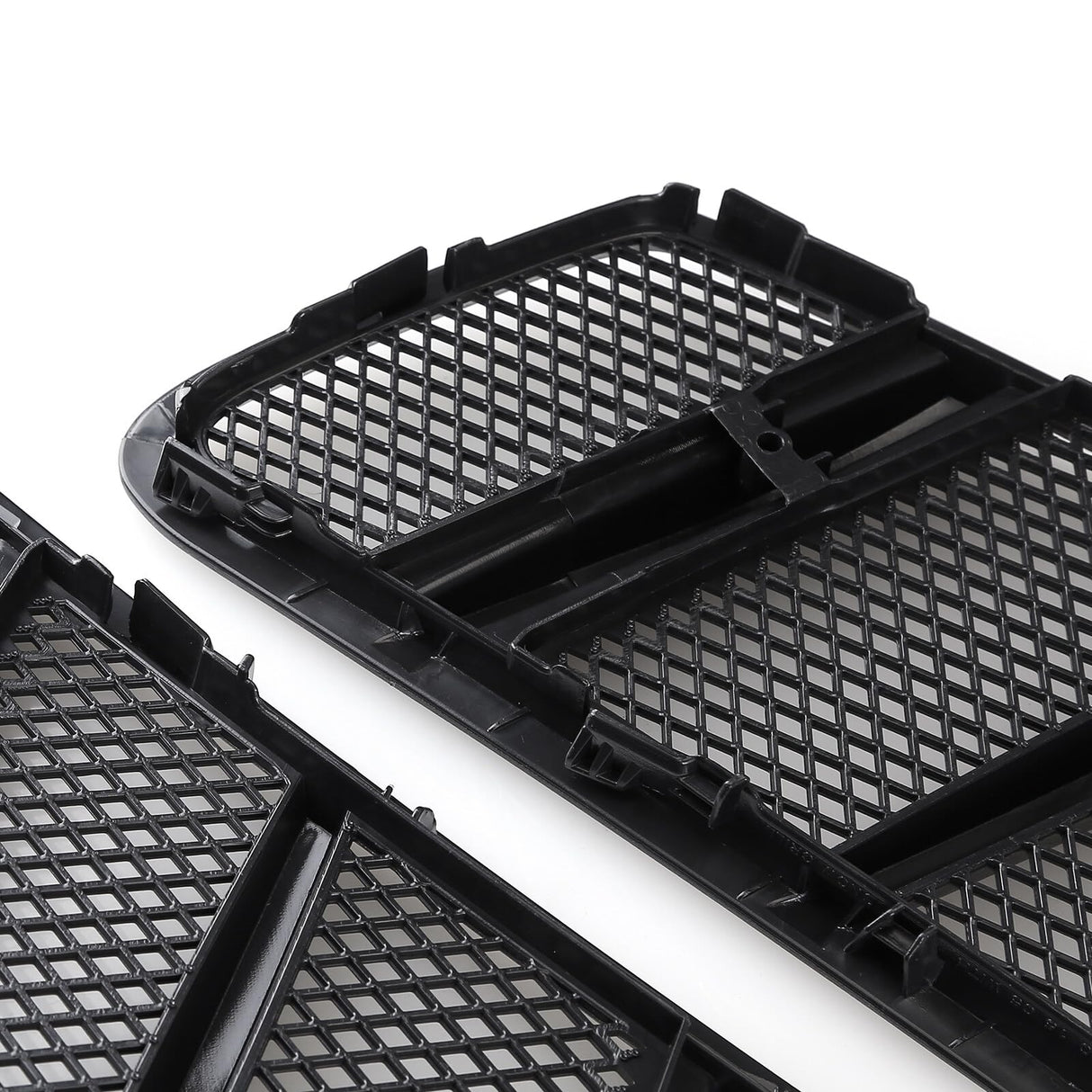 Pair Front Left & Right Hood Vent Air Grille Cover fits for Merce*des Benz W166 GL350 GL450 GL550 GL63 AMG 2013-2016 ML350 ML550 ML63 2012-2015 Hood Air Vent Grille Replaces 1668800105 1668800205