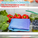 MALLMALL6 Reusable Freezable Ice Mat - 2Pcs Cooling Keeping Food Fresh Serving Tray for Outside Picnic Party Buffet, 19.7 x 15.7 in Snowflake Charcuterie Chilling Mats for Cheese Deli Veggie Sushi