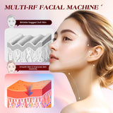 INTEO Microcurrent Facial Device, 3 Modes Red Light Therapy for Face and Neck, Skin Care Facial Massager Perfect Gifts for Women Men (Gold)