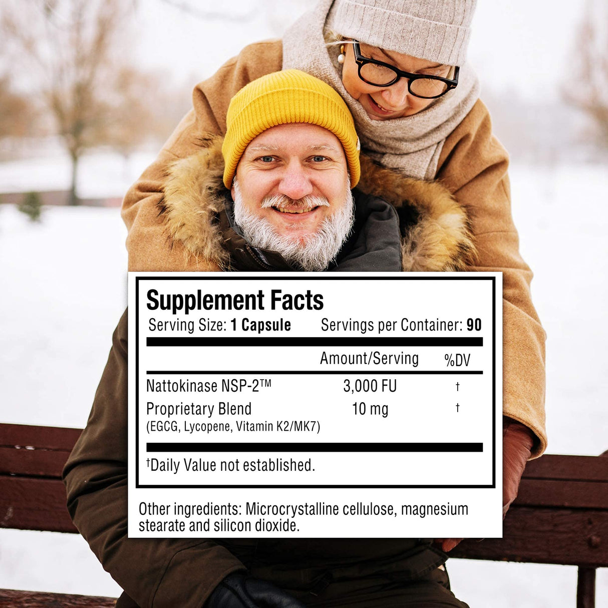 Vision Nutraceuticals Platexia with 3,000 FU Nattokinase NSP-2-90 Vegan Capsules - May Support Blood Circulation - Non-GMO & Kosher - 1 Capsule/Day, 3-Month Supply