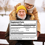 Vision Nutraceuticals Platexia with 3,000 FU Nattokinase NSP-2-90 Vegan Capsules - May Support Blood Circulation - Non-GMO & Kosher - 1 Capsule/Day, 3-Month Supply