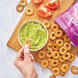 Crisp Power Protein Pretzels, Sesame, High Protein Vegan Keto Snack, 27 G Plant Based Protein, Low Carb Crunchy Pretzel Snacks, Sugar Free, No Seed Oils, 1.75 oz Bags, 24 Pack