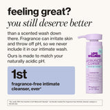 Love Wellness | pH Balanced Feminine Wash | Fragrance-Free | 10 Fl Oz