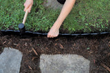 Master Mark Dig-Free Poundable Pound-In Landscape Edging, Garden Edging Border, Decorative Scallop Plastic Lawn Edging, 20 ft Coverage