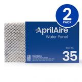 AprilAire 35 Water Panel Humidifier Filter Replacement for AprilAire Whole-House Humidifier Models 300, 350, 360, 560, 560A, 568, 600, 600A, 600M, 700, 700A, 700M, 760, 760A, 768 (Pack of 2)