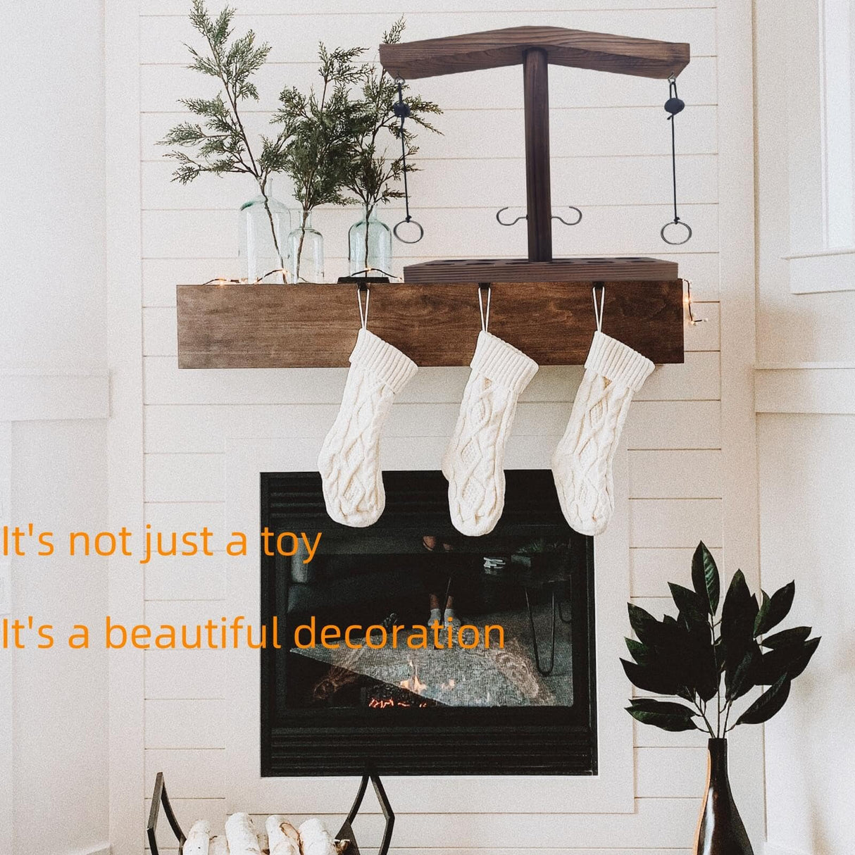 Board Games for Indoor/Outdoor Family & Party Fun - Ring Toss Game Set with Easy Assembly, Perfect for Halloween Games, Thanksgiving, Christmas Parties & White Elephant Exchanges - Portable Design