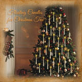 Homemory 20PCS Floating Candles with Wand Remote, Magic Hanging Candle with Timer, Flickering Warm Light Floating Candles for Halloween Christmas Birthday Party Decor