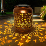 Butterfly Solar Lanterns Outdoor Waterproof, Butterfly Gifts for Women Grandma Mom, Hanging Rose Solar Lights for Garden Decor