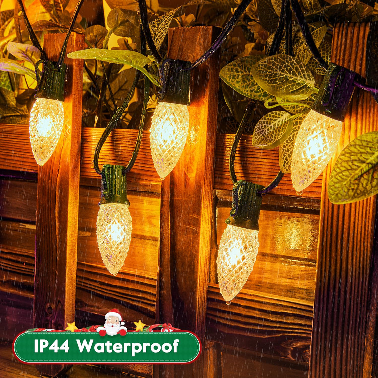 Brightown C9 LED Replacement Bulbs, 25 Pack C9 Christmas Light Bulbs Warm White, Shatterproof LED Bulbs for Christmas String Light, E17 Intermediate Base, Commercial Grade Dimmable Shatterproof Bulb