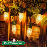 Brightown C9 LED Replacement Bulbs, 25 Pack C9 Christmas Light Bulbs Warm White, Shatterproof LED Bulbs for Christmas String Light, E17 Intermediate Base, Commercial Grade Dimmable Shatterproof Bulb