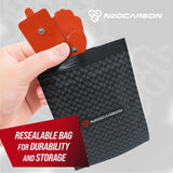 Reusable Electrode Pads for TENS EMS Unit, 20 Replacement Premium Pads and 1 Plastic Holder, Red