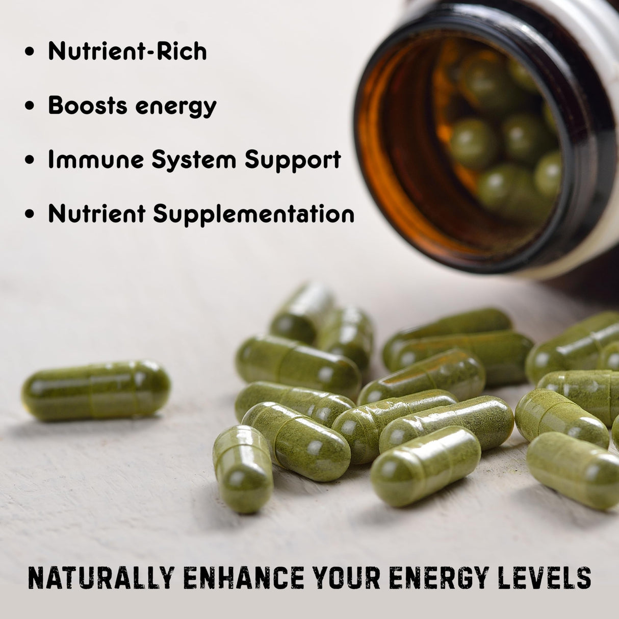 Hebhac Herbs Organic Moringa Capsules 120 Capsules 1000mg – Metabolism, & Immune Support Nutrient-Rich superfood | Non GMO and Gluten Free