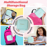 multipieyo Essential First Period Kit for Girls 10-12 | Period Bags for Teen Girls for School | First Period Gift with Sanitary Pad Storage Bag, Wipes, Period Tracker and More(Mint)