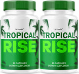 (2 Pack) Tropical Rise for Men Pills - Official TropicalRise Support Capsules All Natural Advanced Formula, Tropicalrise Supplement Pills for Overall Health & Wellness, 120 Capsules for 2 Months