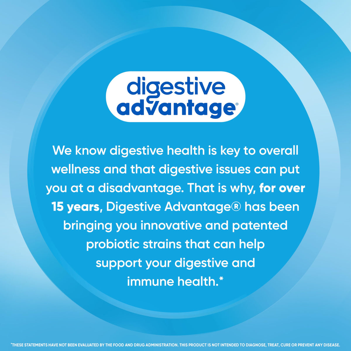 Digestive Advantage Daily Probiotic, Natural Fruit Flavor - 80ct Gummies