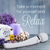 Yarosi Cordless Curve Therapeutic Device - 8 Powerful Speeds and 20 Patterns - for Muscle Aches and Sports Recovery - Rechargeable - Travel Friendly - White