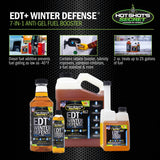 Hot Shot's Secret EDT+ Winter Defense 32oz, 7-in-1 Anti-Gel Diesel Fuel Additive – Prevents Gelling, Protects Fuel System, Diesel Additive Improves Cold Starts, Boosts Cetane