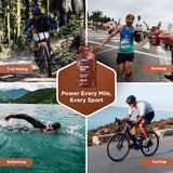 GU Energy Original Sports Nutrition Energy Gel, Vegan, Gluten-Free, Kosher, and Dairy-Free On-the-Go Energy for Any Workout, 24-Count, Chocolate Outrage