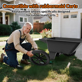 RONPOW 20" Flat Free Wheels Compatible with rubbermaid Wheelbarrows Tires