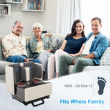 COMFIER 2-in-1 Shiatsu Foot Massager&Foot Rest,FSA HSA Eligible Foot and Calf Massager with APP Control,Heated Feet Massager for Foot Pain Relief,Gifts for Men Women