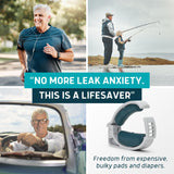 Freedom Clamp by Lunderg - with Innovative Pro-Hinge for Top-Down Pressure & 5 Different Fittings - Totally Customizable Penile Clamp for Incontinence - Mens Incontinence Products